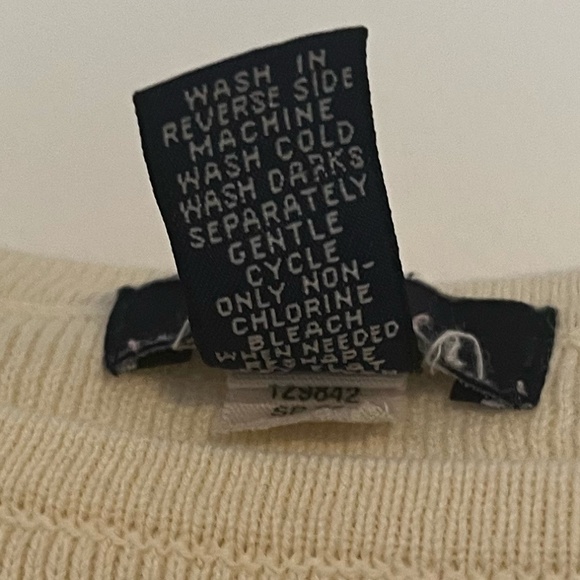 Y2K Gap sleeveless sweater women's Medium. Spring 2000 100% Cotton Made in Hong - Picture 3 of 9